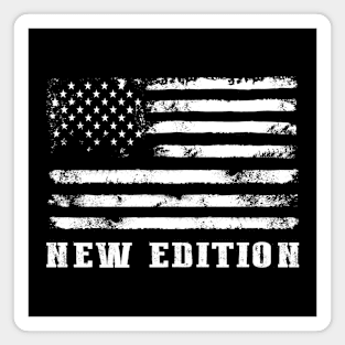 Distressed American Flag NewEdition Legend Magnet